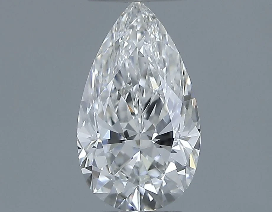 0.5 Carat Natural Pear Diamond