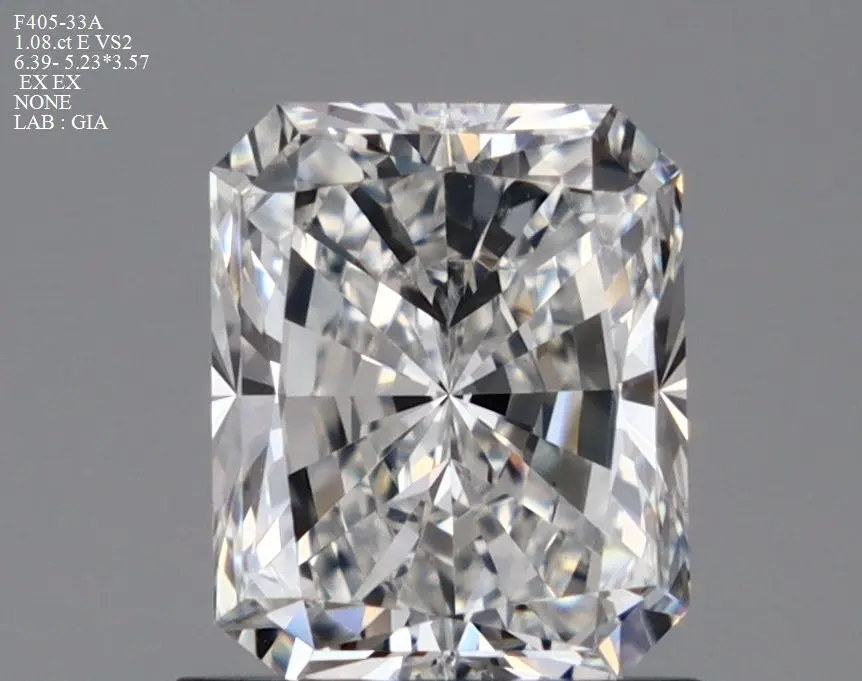 1.08 Carat Natural Radiant Diamond
