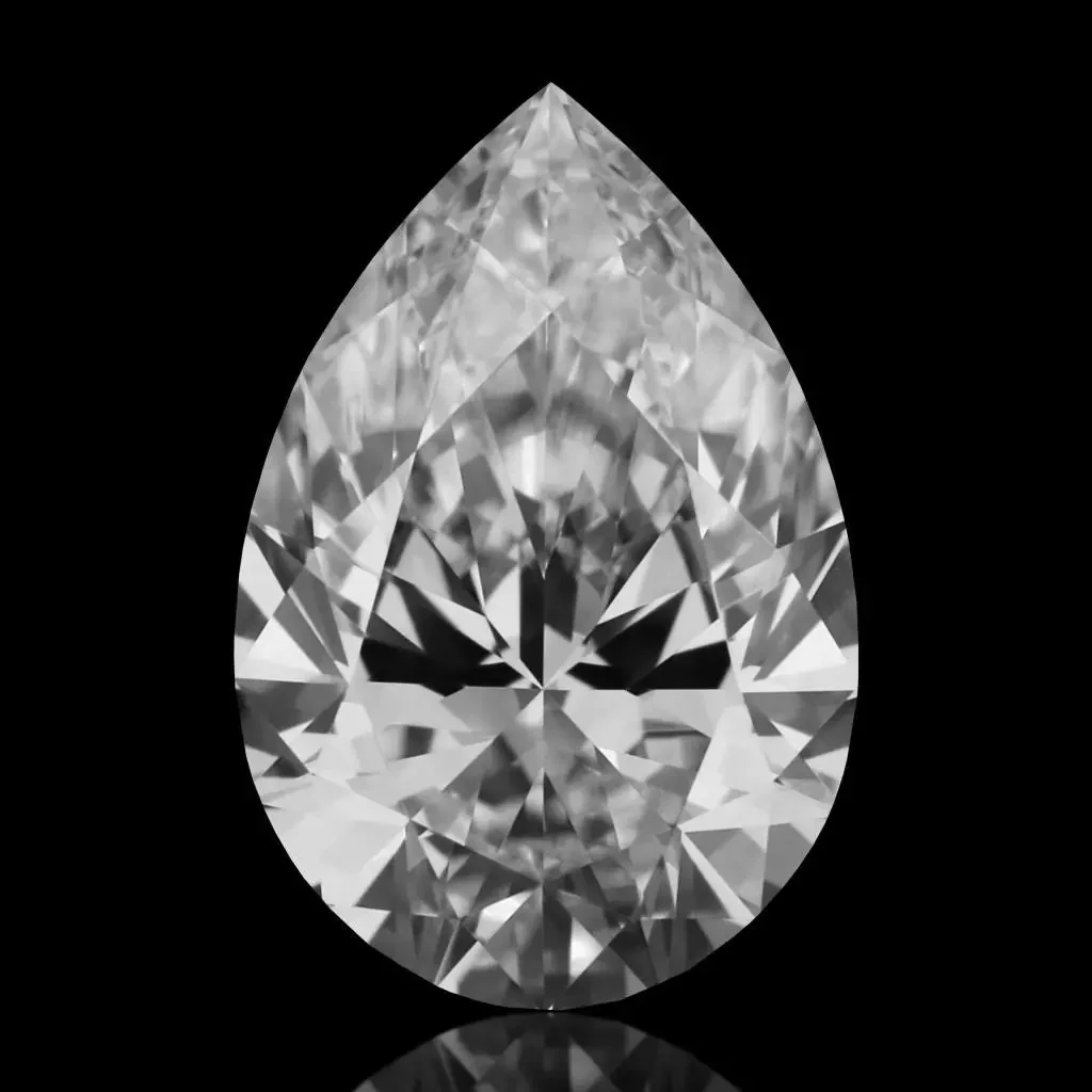 0.54 Carat Natural Pear Diamond