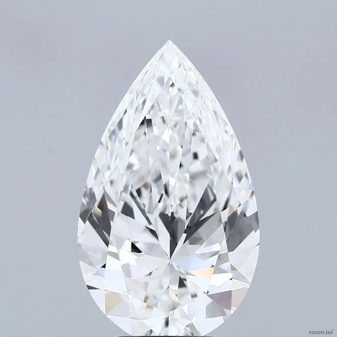 5.01 Carat Natural Pear Diamond