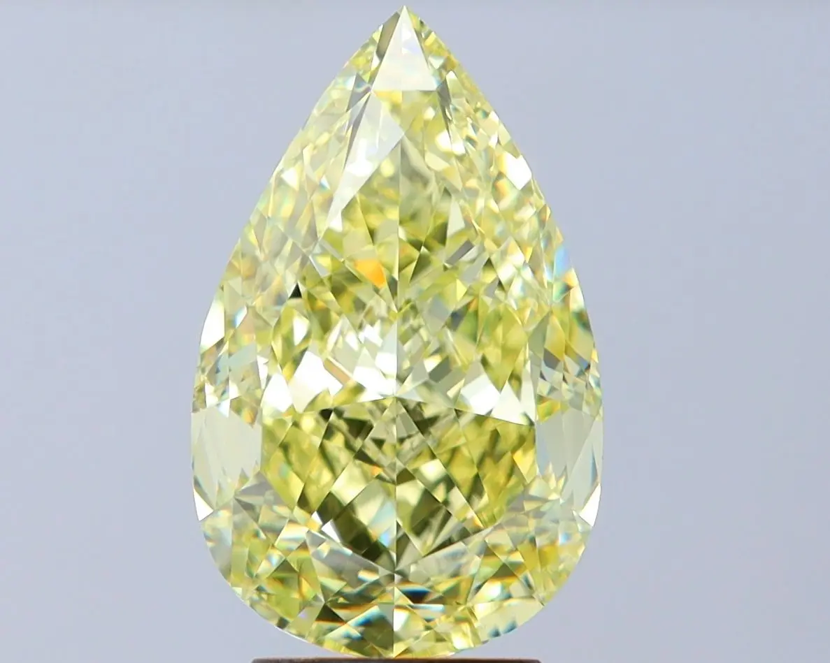 5.01 Carat Natural Pear Diamond