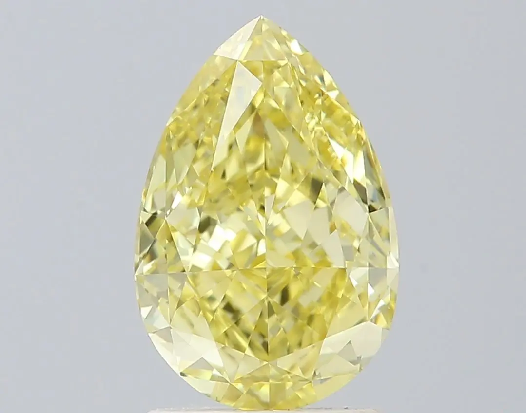 1.64 Carat Natural Pear Diamond